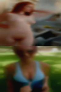 Twice naked girls.